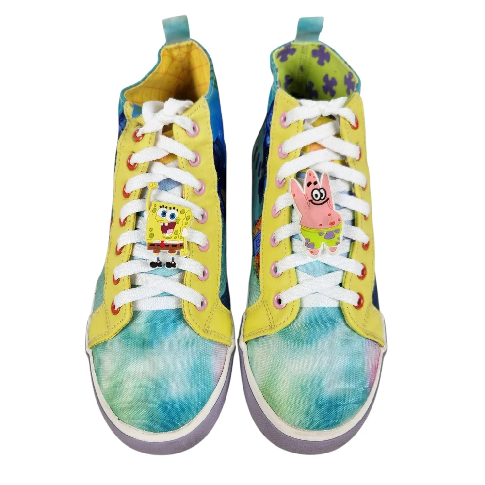 SpongeBob SquarePants Limited Edition Rare Hard To Find Sneakers Mens Size 8.5